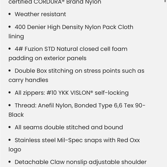 Red Oxx Air Boss Bag - Picture 2 of 6